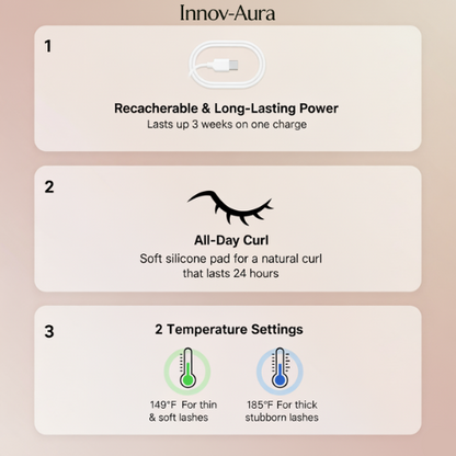 Innov-Aura™ Heated Eyelash Curler